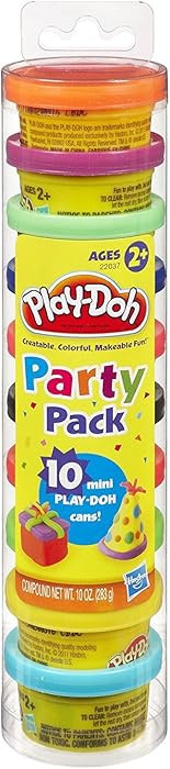 Play-Doh Party Pack 10 1oz Cans of Assorted Color, Back to School Gifts, Prizes, & Party Favors, ... | Amazon (US)