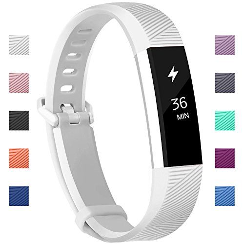 Fundro Fitbit Alta Bands, Soft Silicone Replacement Classic Bands Available in Varied Colors with Se | Amazon (US)