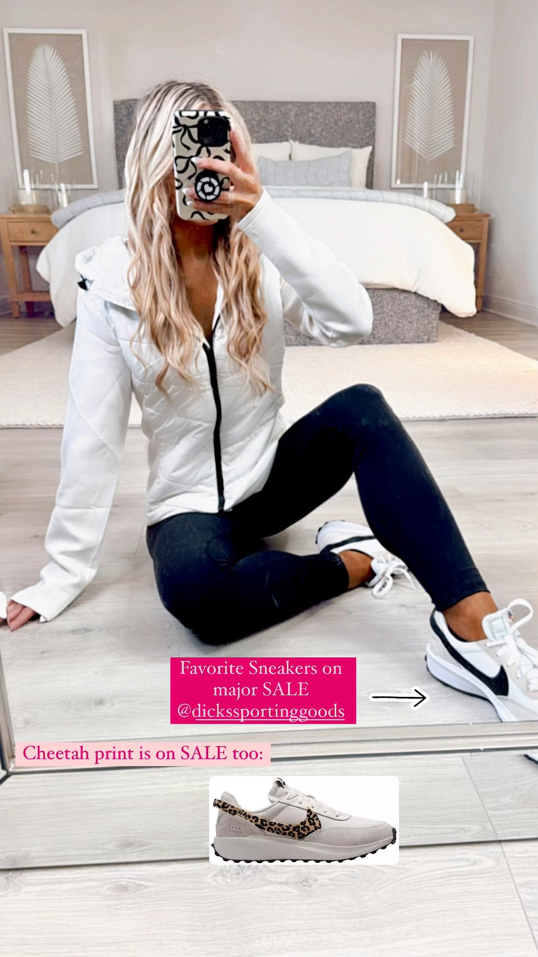 Nike sneakers on SALE NOW! These Nike Sneakers are on sale at Dick’s Sporting Goods. They’re also on sale in the cheetah print  

This white quilted puffer jacket is slim fit and petite friendly! I love that it provides warmth without the bulk, so it's easy to move in + perfect for layering over activewear. It makes it easy to store or pack when traveling. This winter jacket is less than $30 + comes in more colors!

#LTKFindsUnder50 #LTKSaleAlert #LTKStyleTip