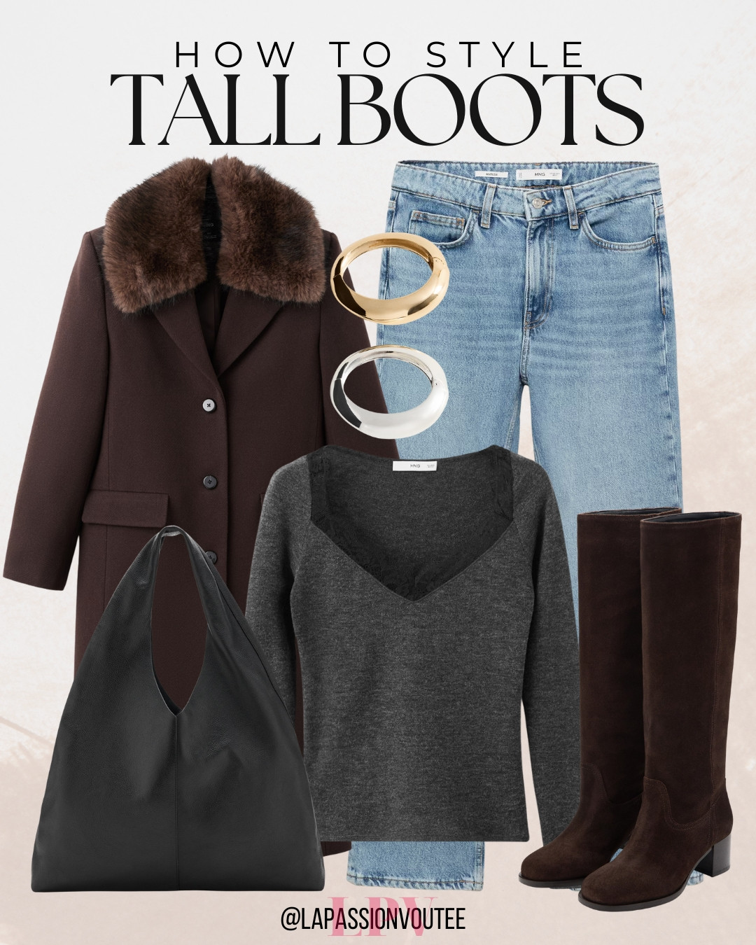 This tall boots outfit idea from Mango is simple, stylish, and so wearable 👢✨ An easy way to create a polished look using classic pieces you’ll reach for again and again. Ideal for fall and winter days when you want comfort, warmth, and effortless style. ✨🧥 

 #LTKootd #LTKSeasonal #LTKFindsUnder100