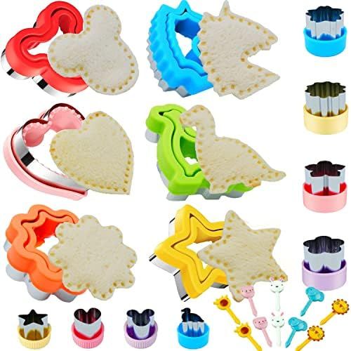 Uncrustables Maker, 24pcs Sandwich Cutter and Sealer Set, Sandwich Cutters for Kids, Uncrustable ... | Amazon (US)