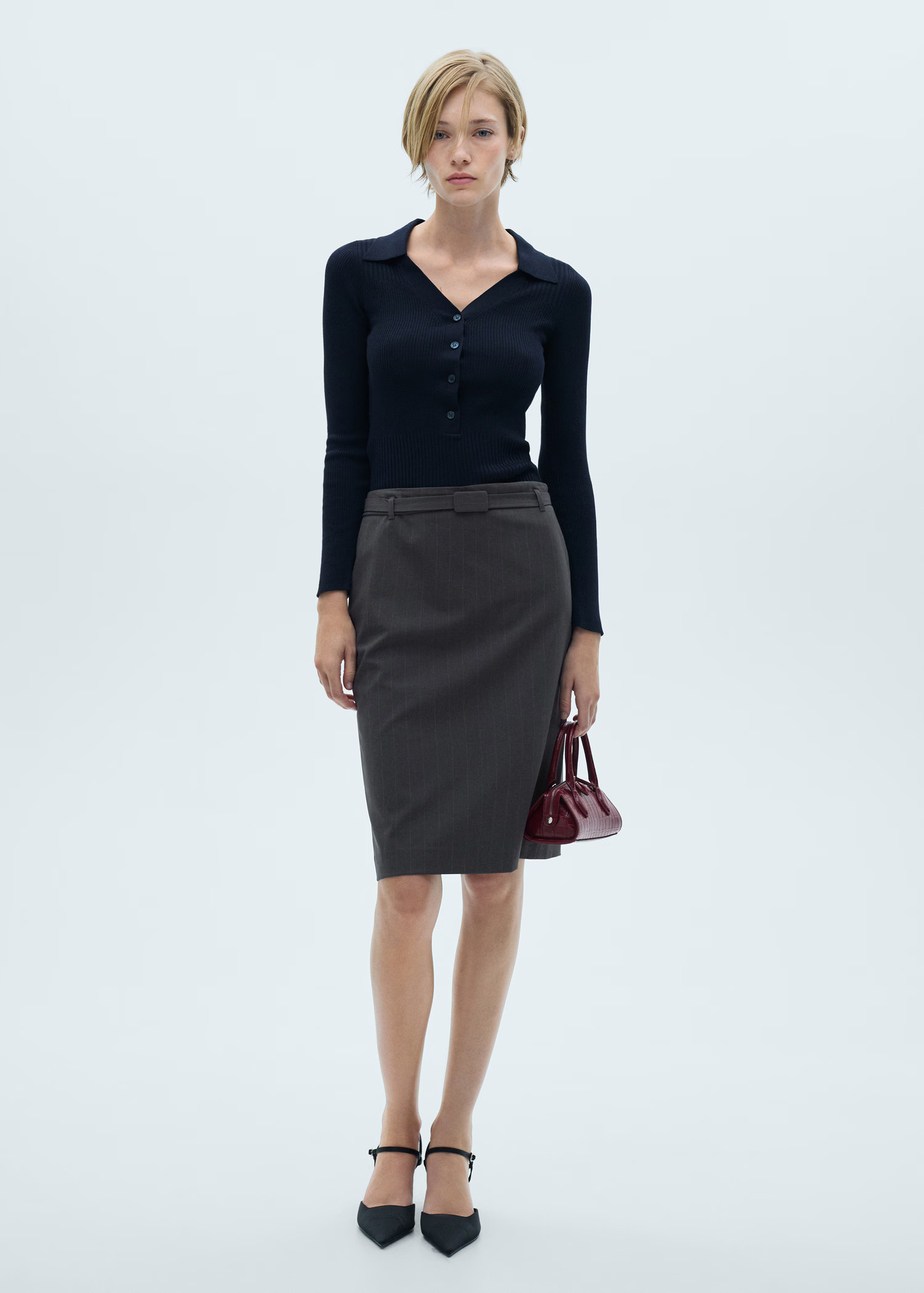 Ribbed sweater with buttons - Women | MANGO USA | Mango (US/MX/AU)