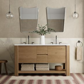 Graham Double Bathroom Vanity (60"–72") | West Elm (US)