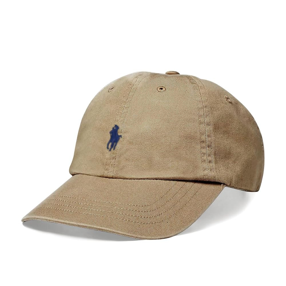 Men's Pony Logo Hat Cap,Cotton Chino Baseball Cap,Iconic Pony Embroidery on The Front | Amazon (US)