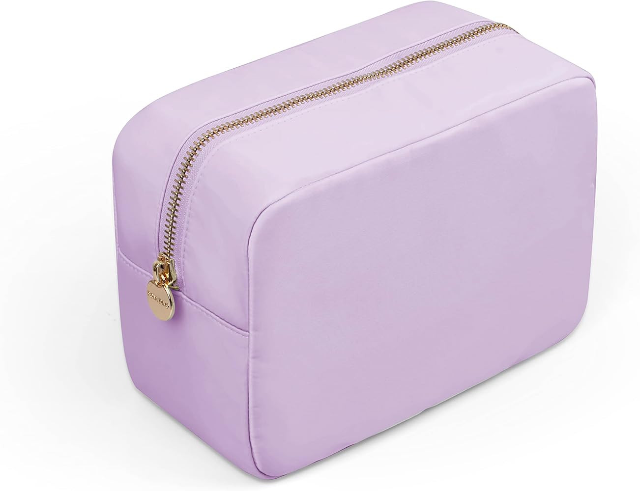 PONYDINO Nylon Makeup Pouch - Girls Cosmetic Bag Mommy Storage Travel Bag, Gold Color zipper Baby... | Amazon (US)