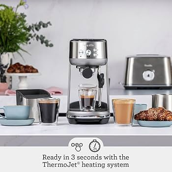 Breville Bambino Espresso Machine BES450BSS, Brushed Stainless Steel | Amazon (US)