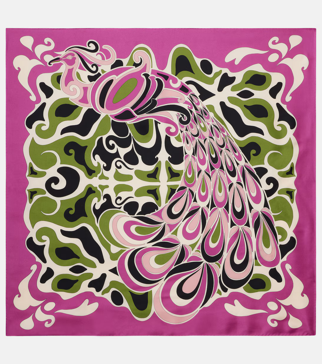 Printed silk twill scarf | Mytheresa (UK)