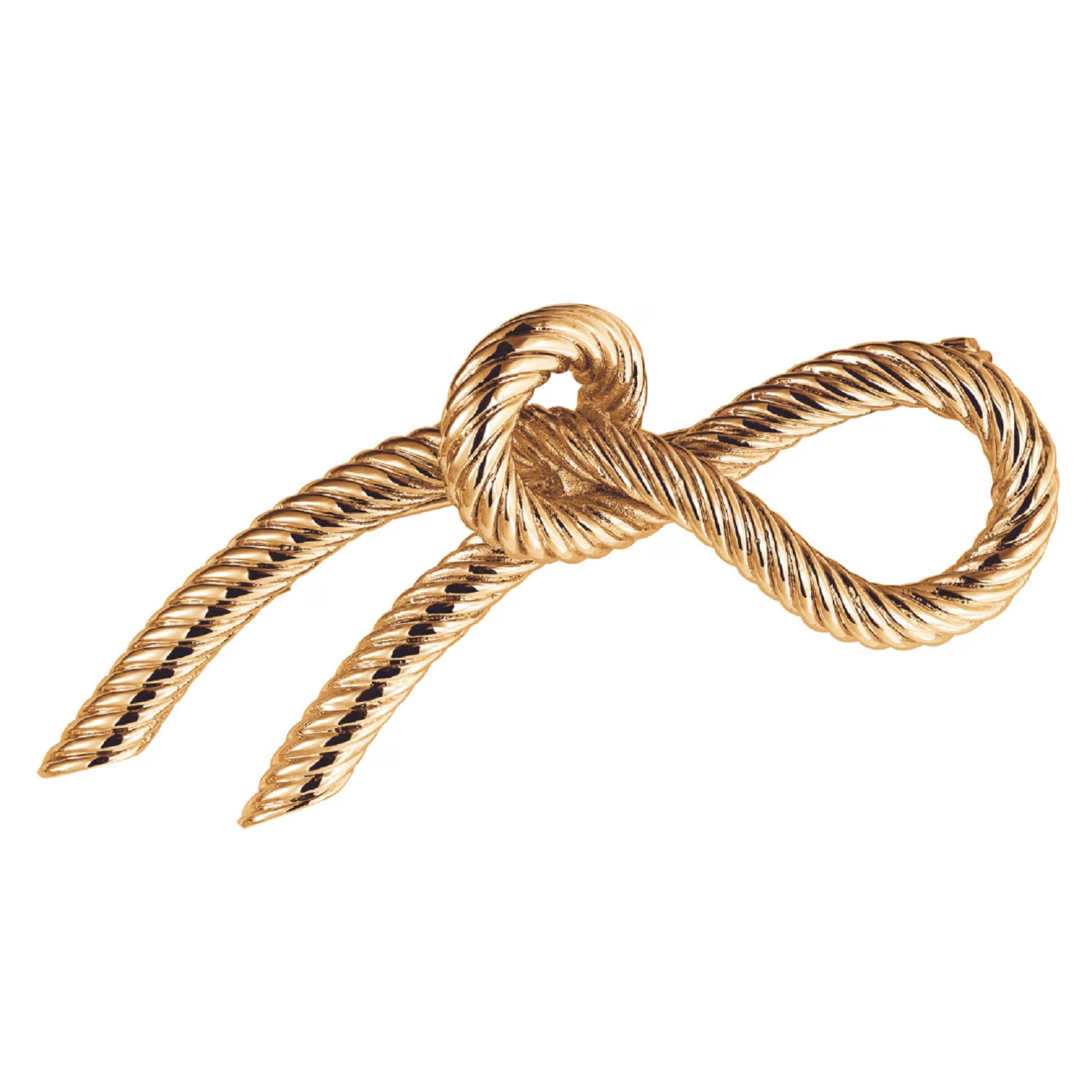 Gold Loop Brooch, Series Trésor | Wolf & Badger