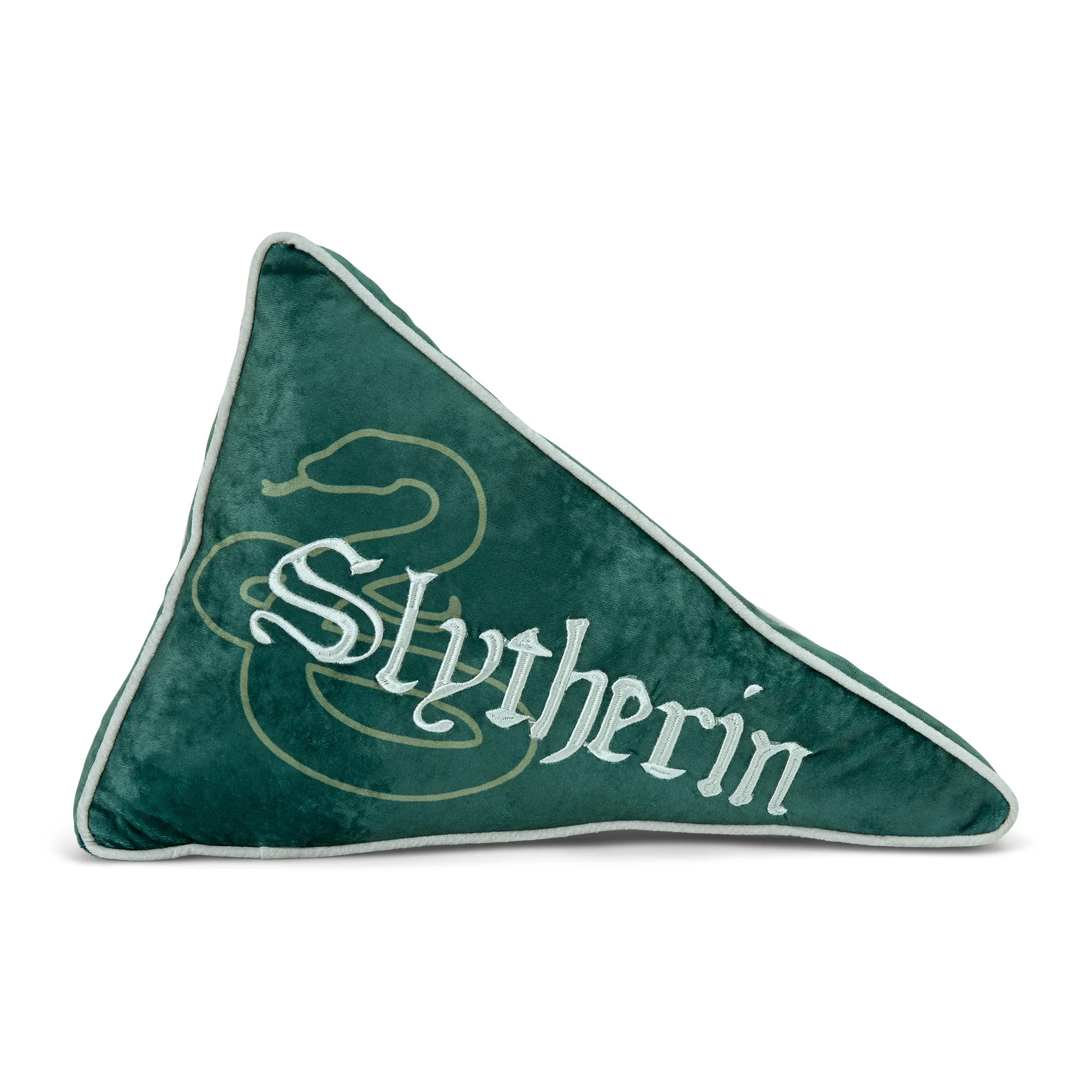 Harry Potter Slytherin Stone Washed Velvet Pennant Pillow 18" | Walmart (US)