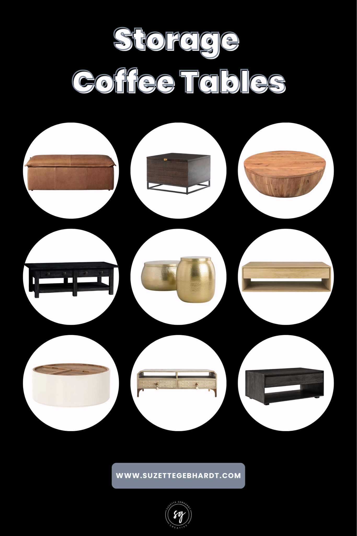 What’s better than a great coffee table? A great coffee table with STORAGE!

Check out these unique picks for storage coffee tables in my fave neutral, organic modern style.

And for more tips on  decorating to conceal clutter in an open concept home, check out my latest blog post:

https://suzettegebhardt.com/hide-clutter-open-concept/

#coffeetable #storagefurniture #storagecoffeetables #neutralhome #neutraldecor #drawercoffeetable #blackcoffeetable #metalcoffeetable #woodcoffeetable #newpost #worldmarket #arhaus #potterybarn #anthropologie

#LTKhome #LTKFind