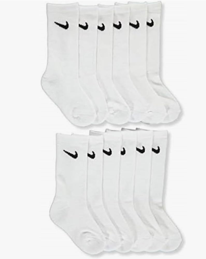 Nike Little Boy Cushioned Crew Socks 6 Pack | Amazon (US)
