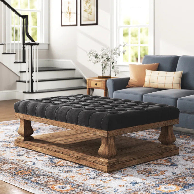Gowans Floor Shelf Coffee Table with Storage | Wayfair North America