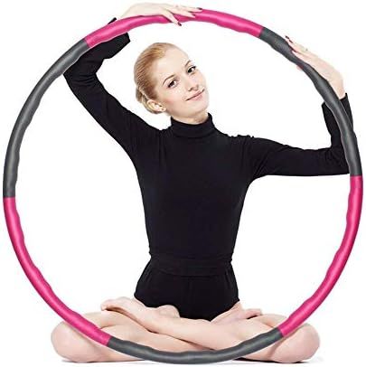 Xiakolaka Hula Hoops for Adults Weight Loss, Weighted Hula Hoop for Exercise and Fitness, 8 Secti... | Amazon (US)