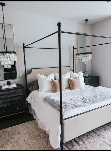 Master bedroom inspo! Our Wayfair canopy bed is on major sale! #founditonamazon

#LTKstyletip #LTKSeasonal #LTKhome