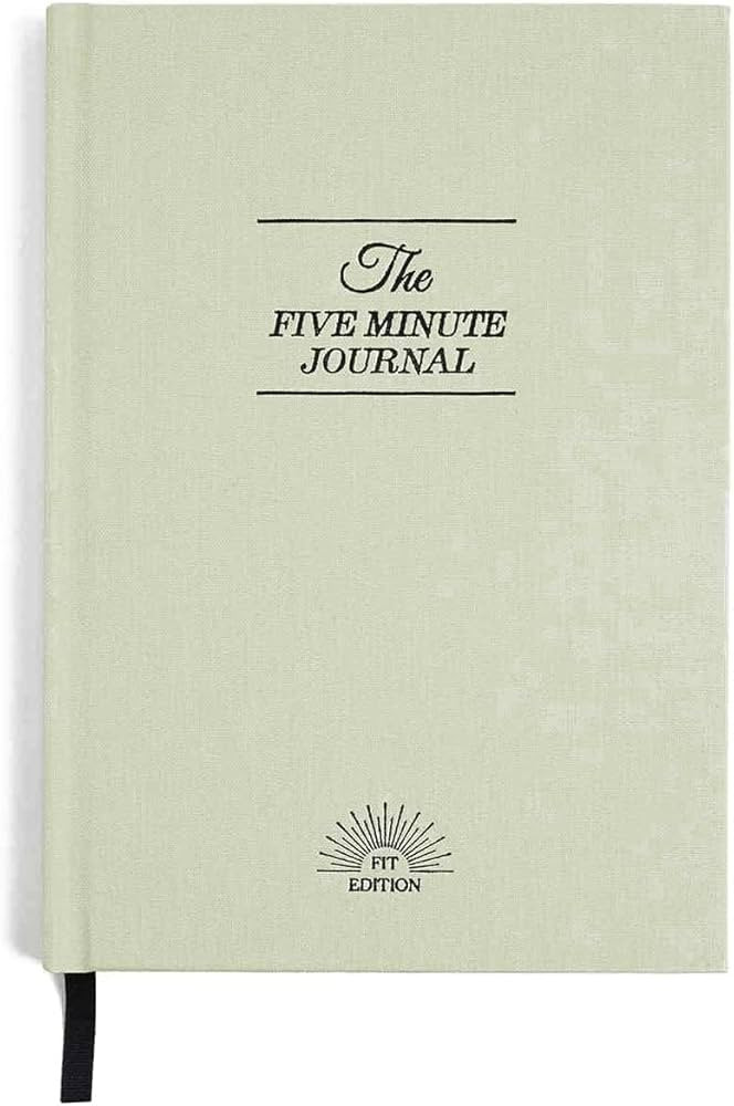Intelligent Change Five Minute Journal Fit Edition 2025 Daily Planner, Green, 120 Pages | Amazon (US)