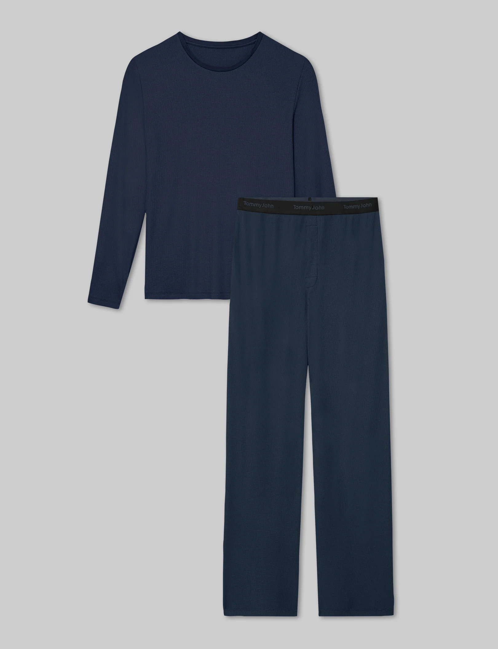 Waffle Long Sleeve Crew Neck & Pant Set | Tommy John