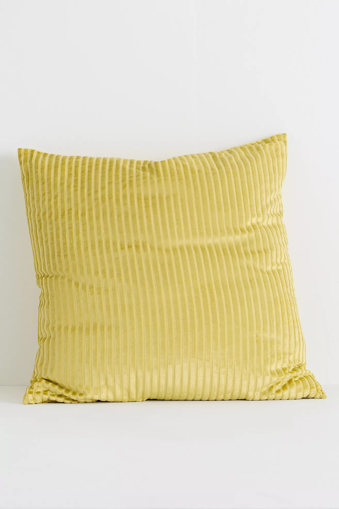 Fiora Ribbed Velvet Pillow | Anthropologie (US)