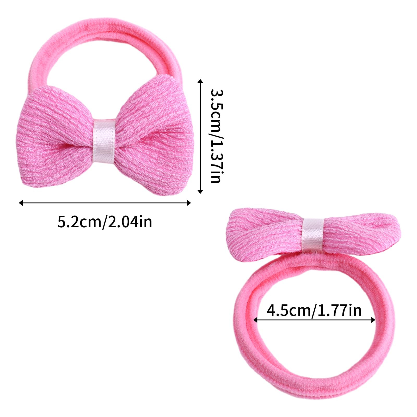 24 Pcs Toddler Hair Ties for Girls, Baby Hair Tie Cute Flower Elastic Scrunchies, Seamless Ponyta... | Amazon (US)