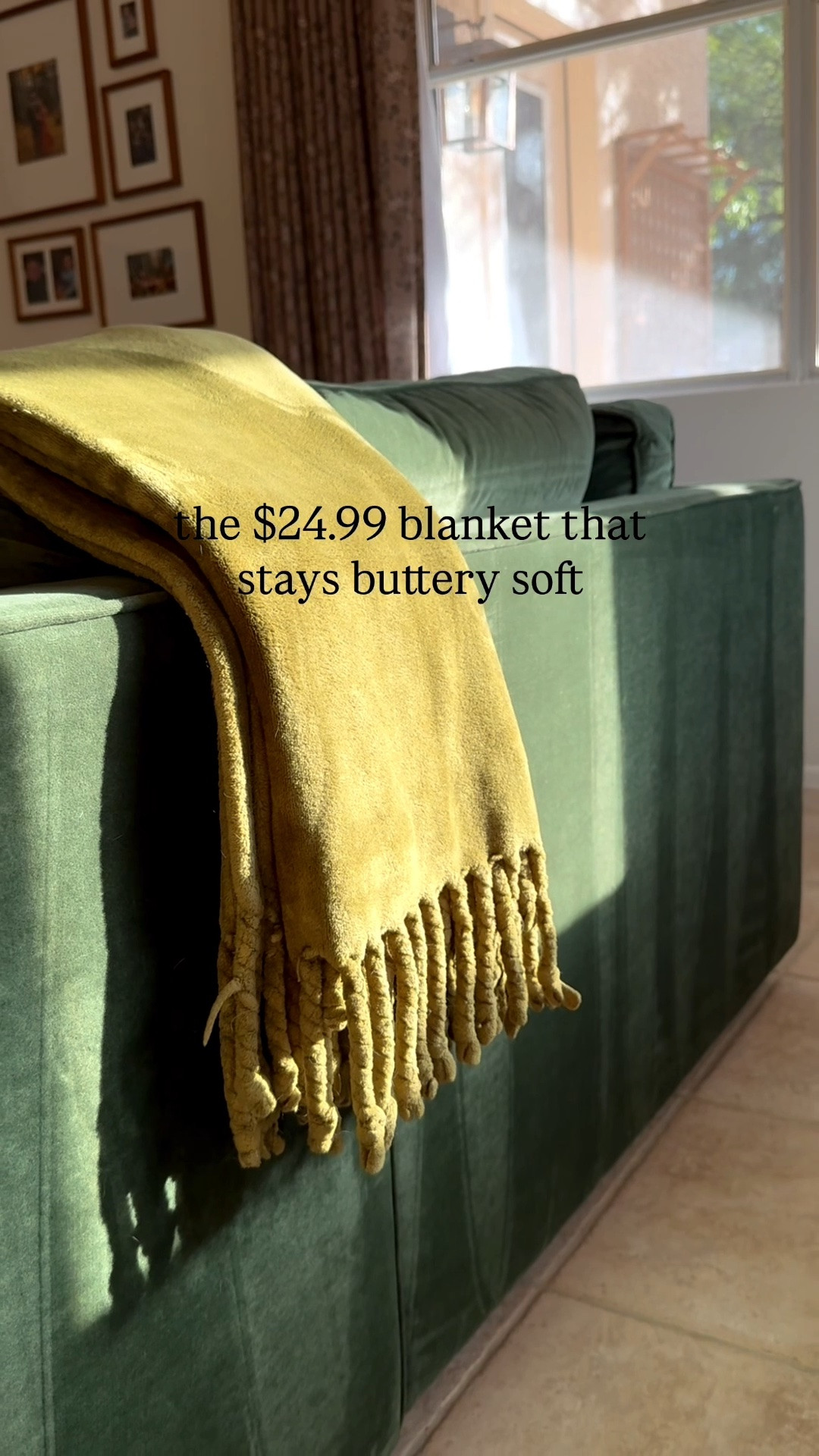 can you believe this blanket is almost 7 years old?! i’ve continuously purchased these blankets throughout the years as gifts because they are that good! they wash well and have maintained their velvet soft feel. this blanket lives on our living room couch because i know i can wash it over and over again!

this color is an older olive color, but there is another pretty green this year! 

sofa color is “essex”

#LTKSeasonal #LTKSaleAlert #LTKootd