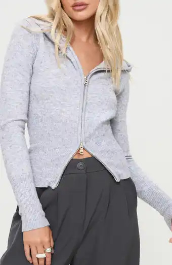 Ray Cable Knit Hooded Crop Cardigan | Nordstrom