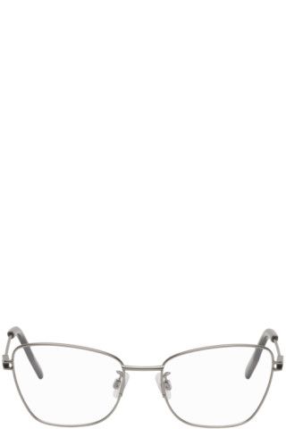 MCQ - Silver Cat-Eye Glasses | SSENSE