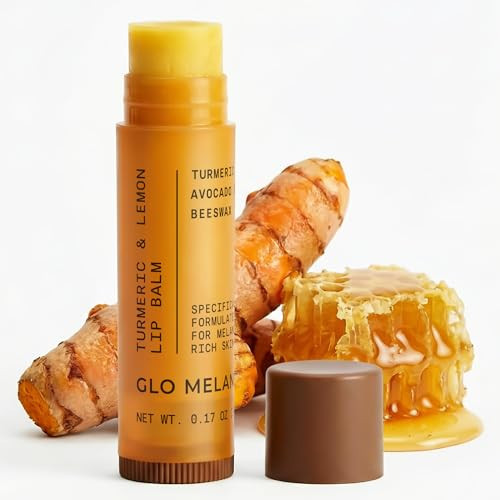 Glo Melanin All Natural Lemon and Turmeric Lip Balm - Natural Lip Balm Illuminate Your Smile, Brighten & Nourish Dark Lips Effortlessly - For Smokers Lips | Amazon (US)