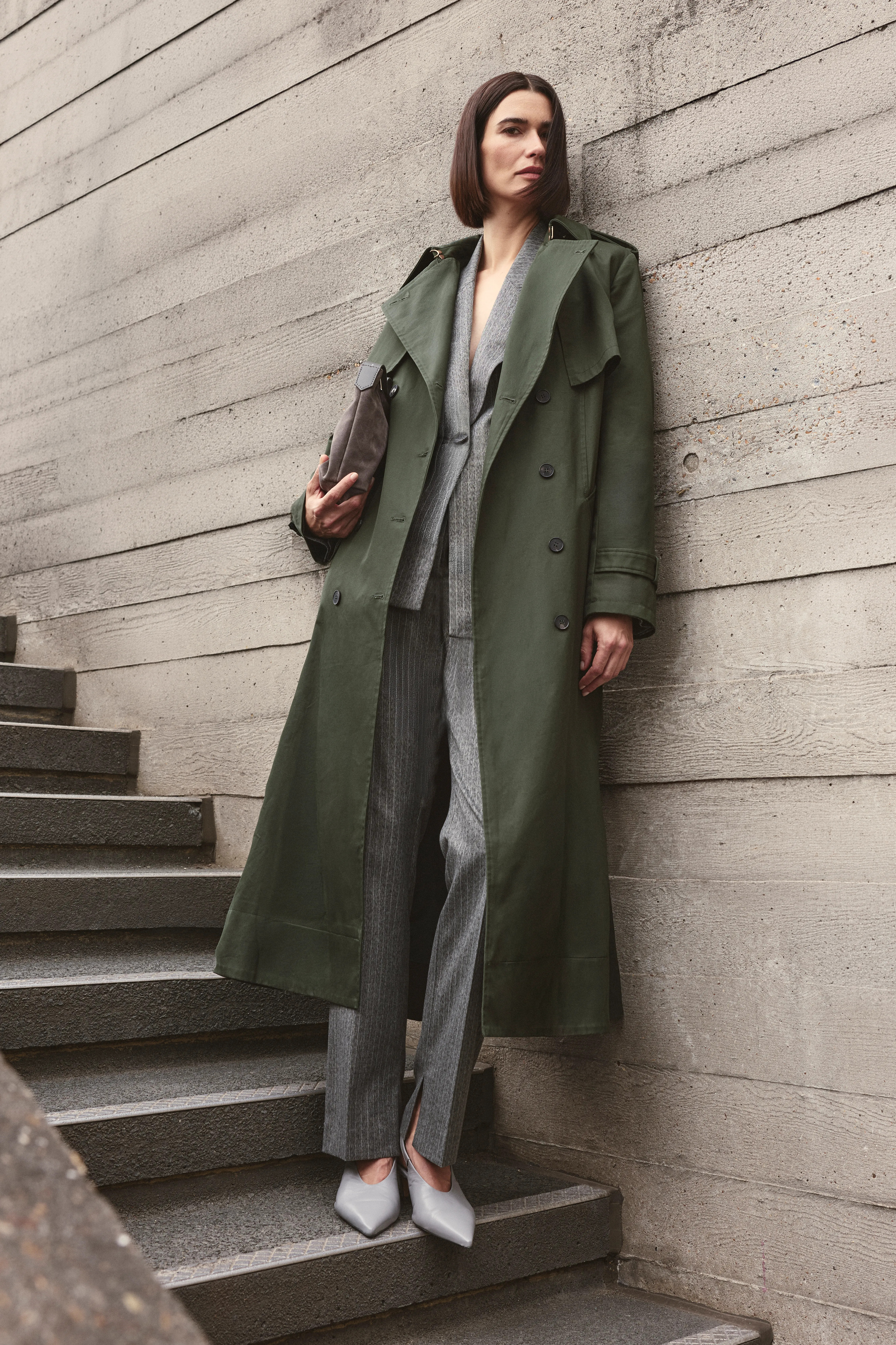 Tailored Maxi Trench Coat | Karen Millen