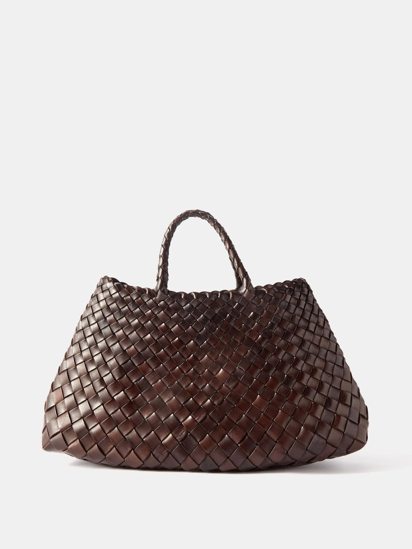 Santa Croce small woven-leather tote bag | Dragon Diffusion | Matches (EU)