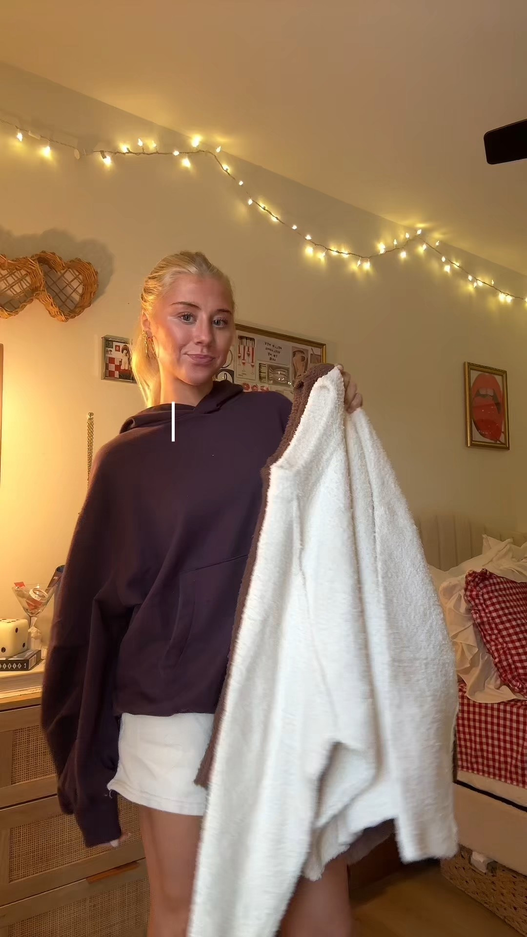 BROWN & CREAM SWEATER