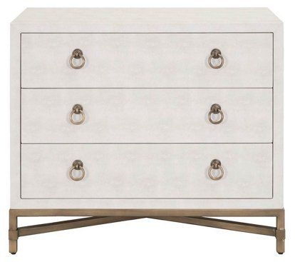 Stand Nightstand, Ivory | One Kings Lane