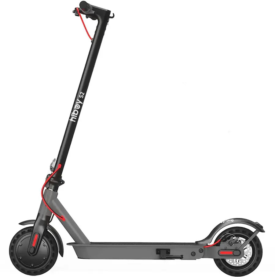 HiBoy - S2 Foldable Electric Scooter w/ 17 mi Max Operating Range & 19 mph Max Speed - Gray | Best Buy U.S.