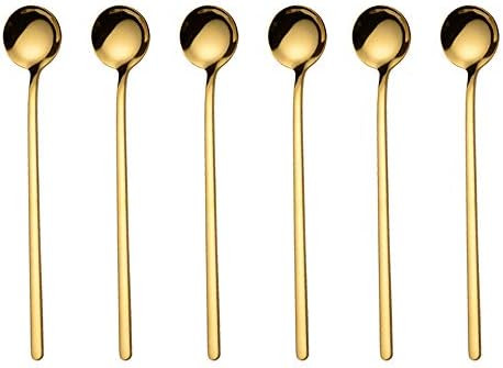 Long Handle Spoon Stainless Steel Spoons teaspoons Mark Spoon Coffee Spoon Ice Cream Spoon Desser... | Amazon (CA)
