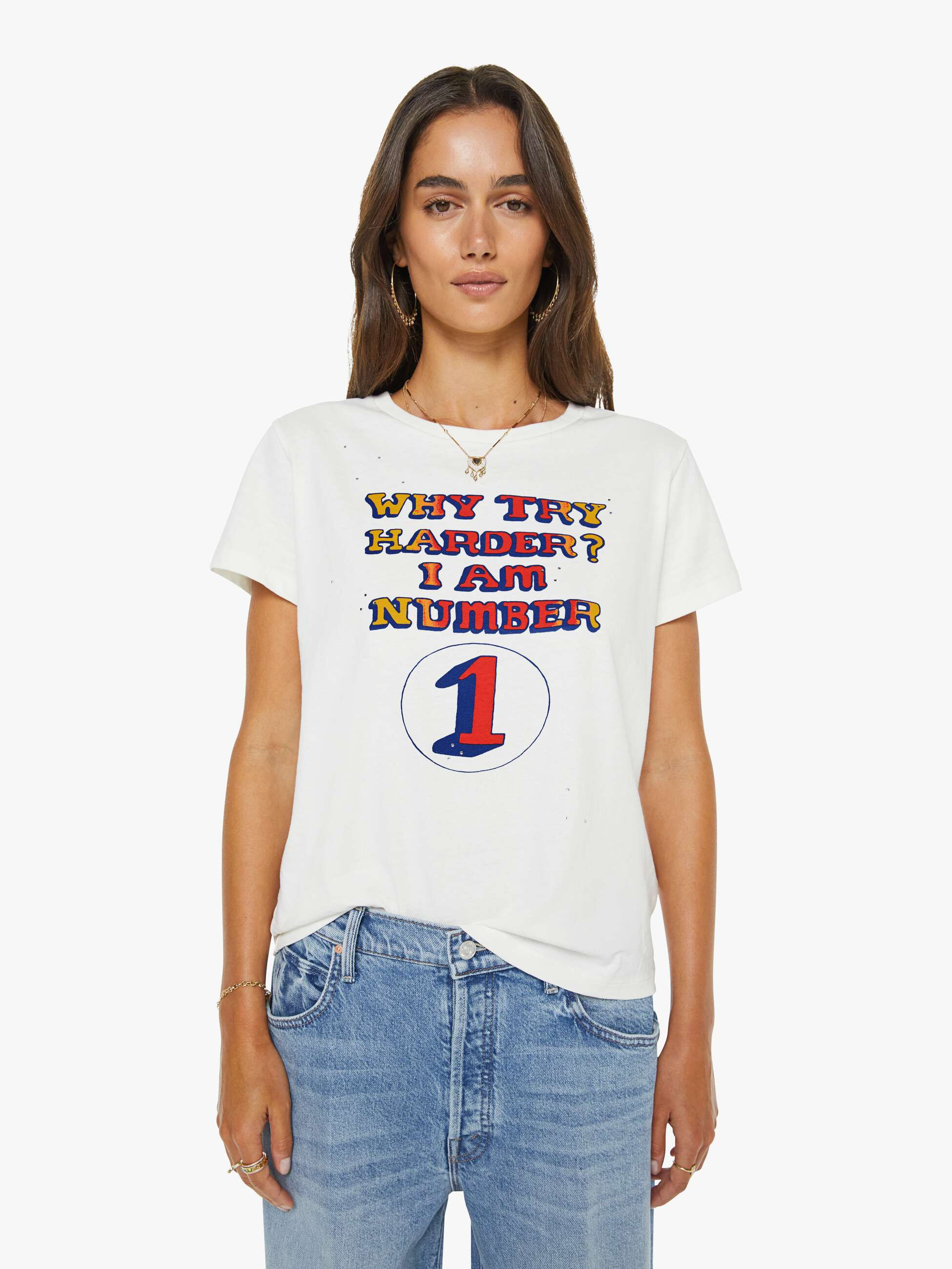 The Boxy Goodie Goodie - Why Try Harder | Mother Denim