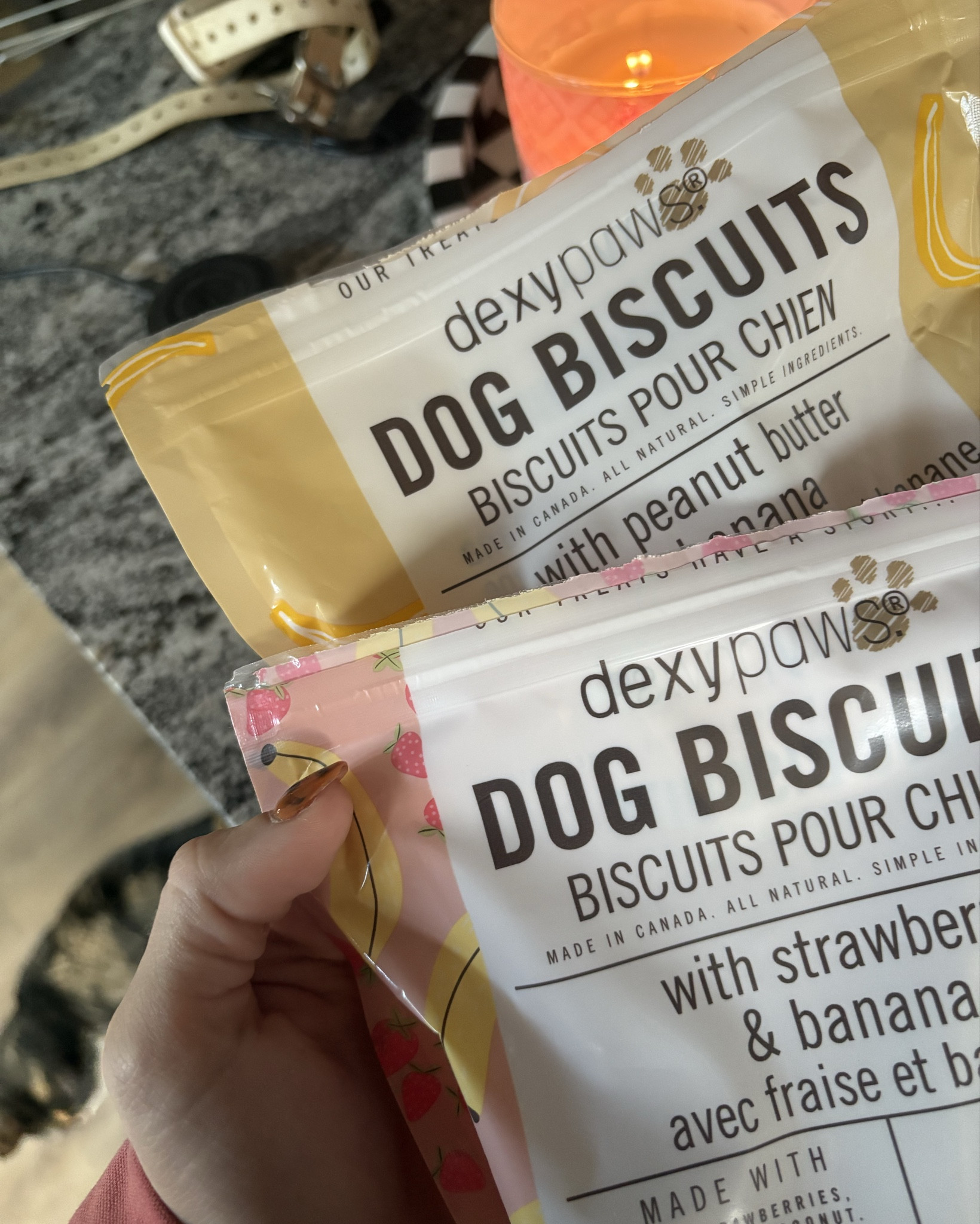the treats all FOUR of our dogs LOVE!! bird dog approved, golden retriever approved & golden doodle approved 🤭 

#LTKPets #LTKSeasonal #LTKFindsUnder50