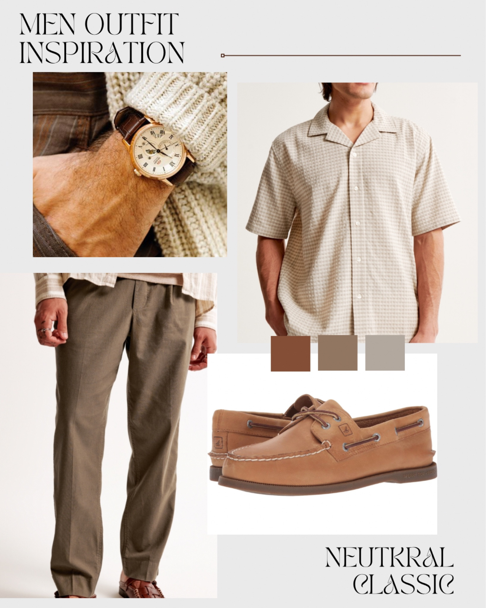 Summer classic and timeless: neutral tones for any occasion. Effortlessly stylish 🌟 #MensFashion #TimelessStyle

#LTKStyleTip #LTKTravel #LTKMens