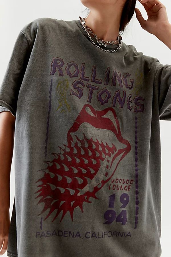 Rolling Stones Voodoo Lounge Oversized Tee | Urban Outfitters (US and RoW)