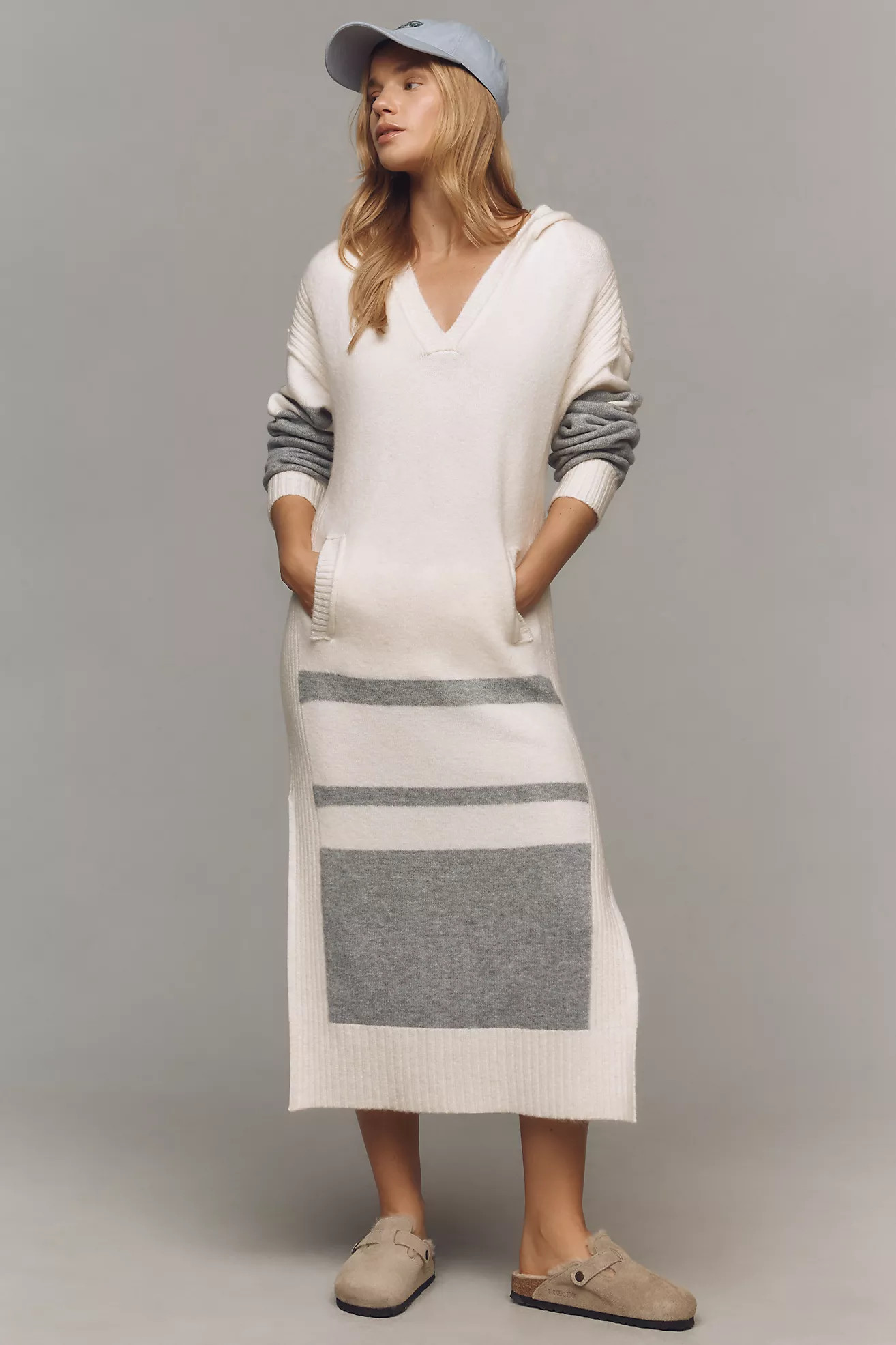 Daily Practice by Anthropologie V-Neck Relaxed Maxi Dress | Anthropologie (US)