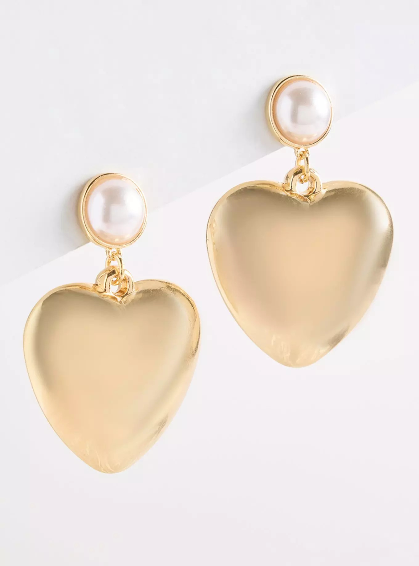 Pearl Puffy Heart Earring | Torrid (US & Canada)