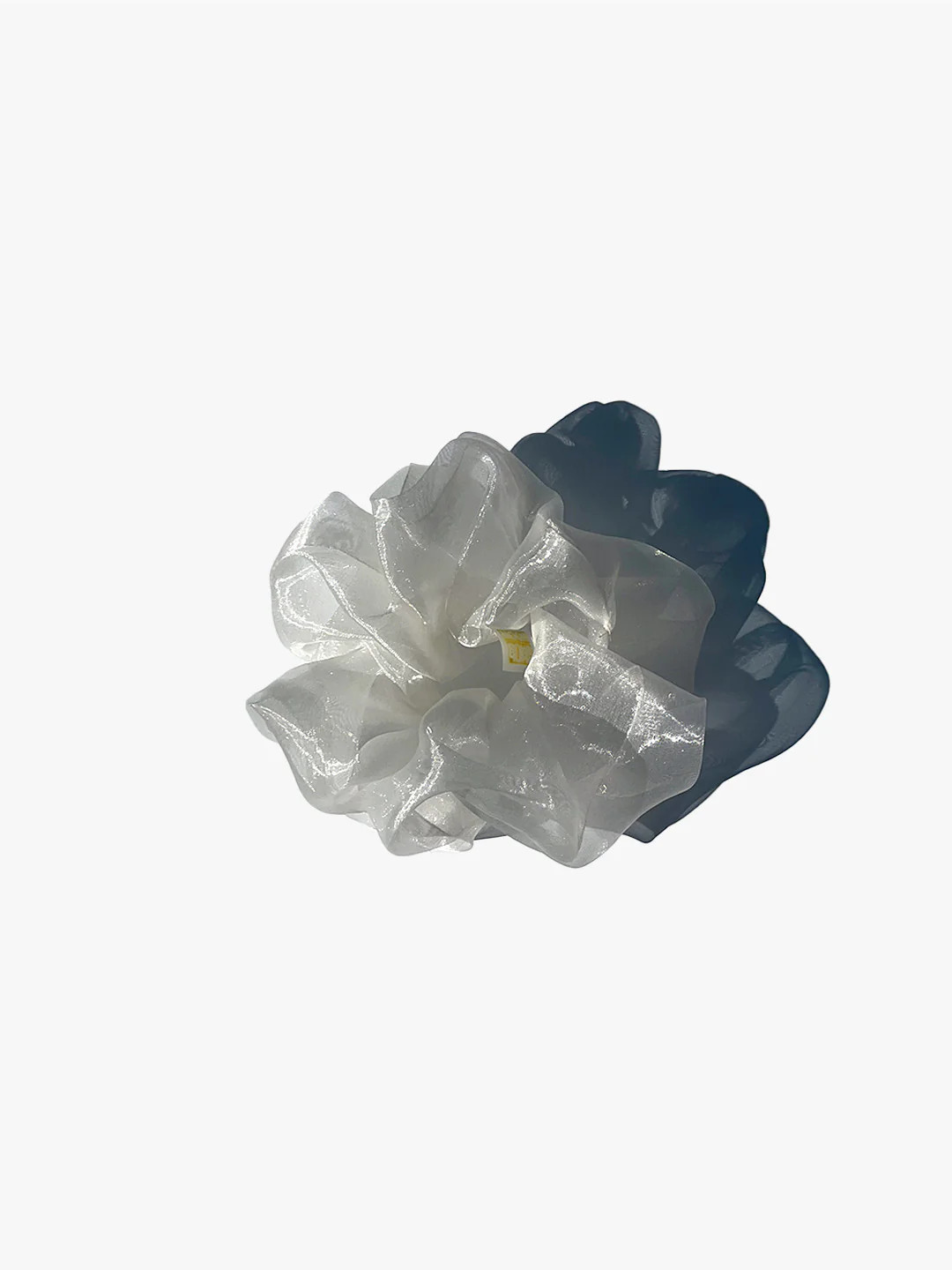 Mini Organza Scrunchie - Ivory | Lisa Says Gah