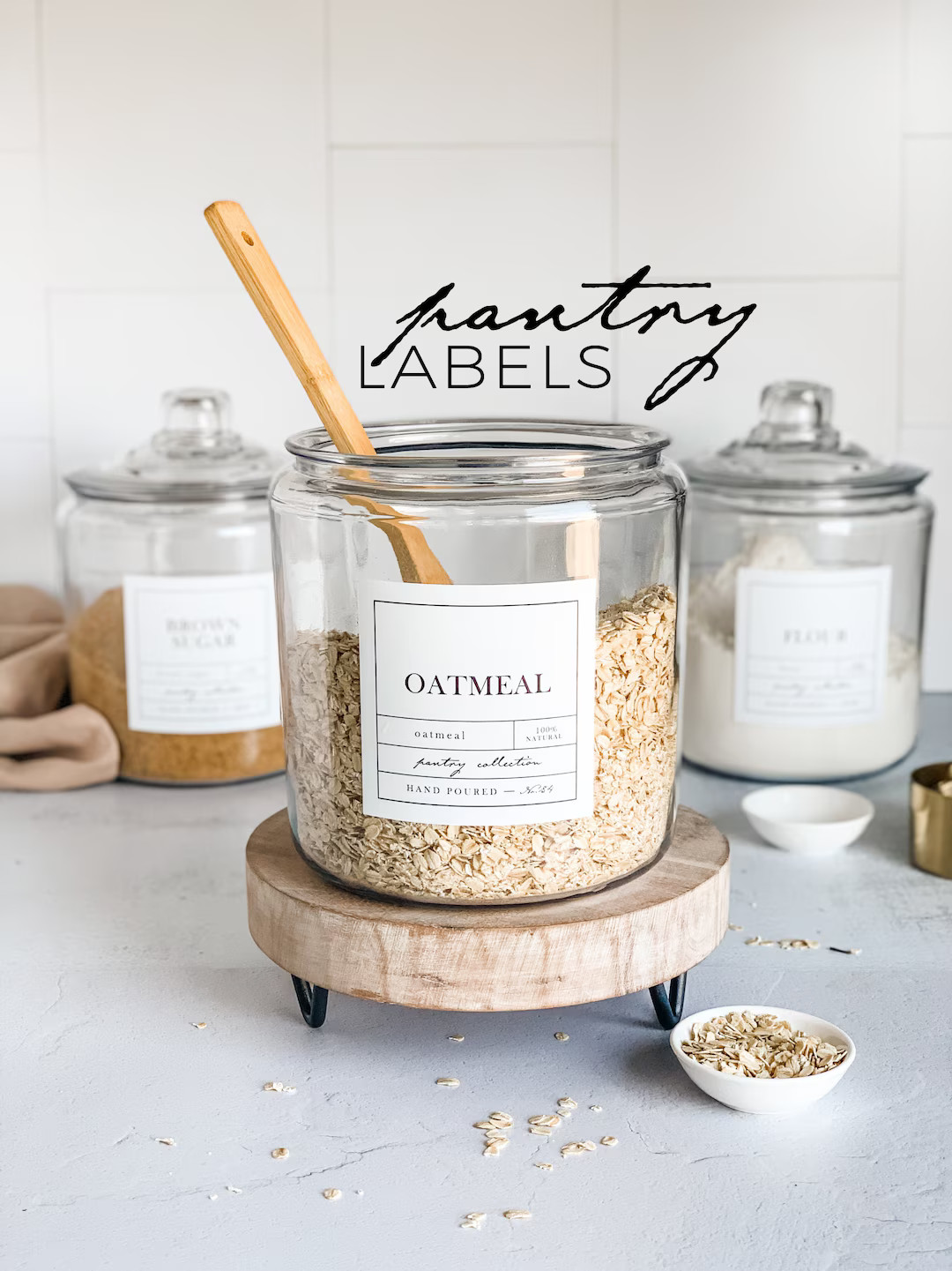 APOTHECARY Pantry Label Packs Customization Available waterproof and Oil Resistant Pantry Labels ... | Etsy (US)