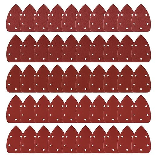Coceca Mouse Detail Sander Sandpaper Sanding Paper Assorted 40 80 120 180 240 Grits (50pcs Mouse ... | Amazon (US)