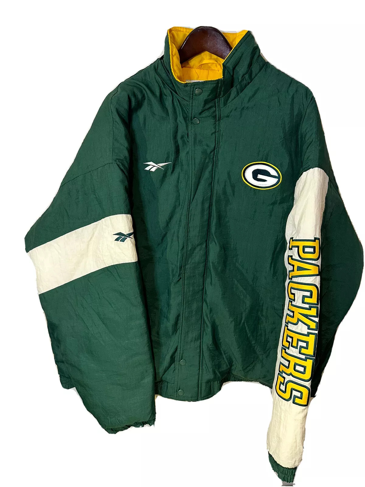 Vintage NFL Pro Line Authentic GREEN BAY PACKERS Full-Zip Jacket Size XXL | eBay US