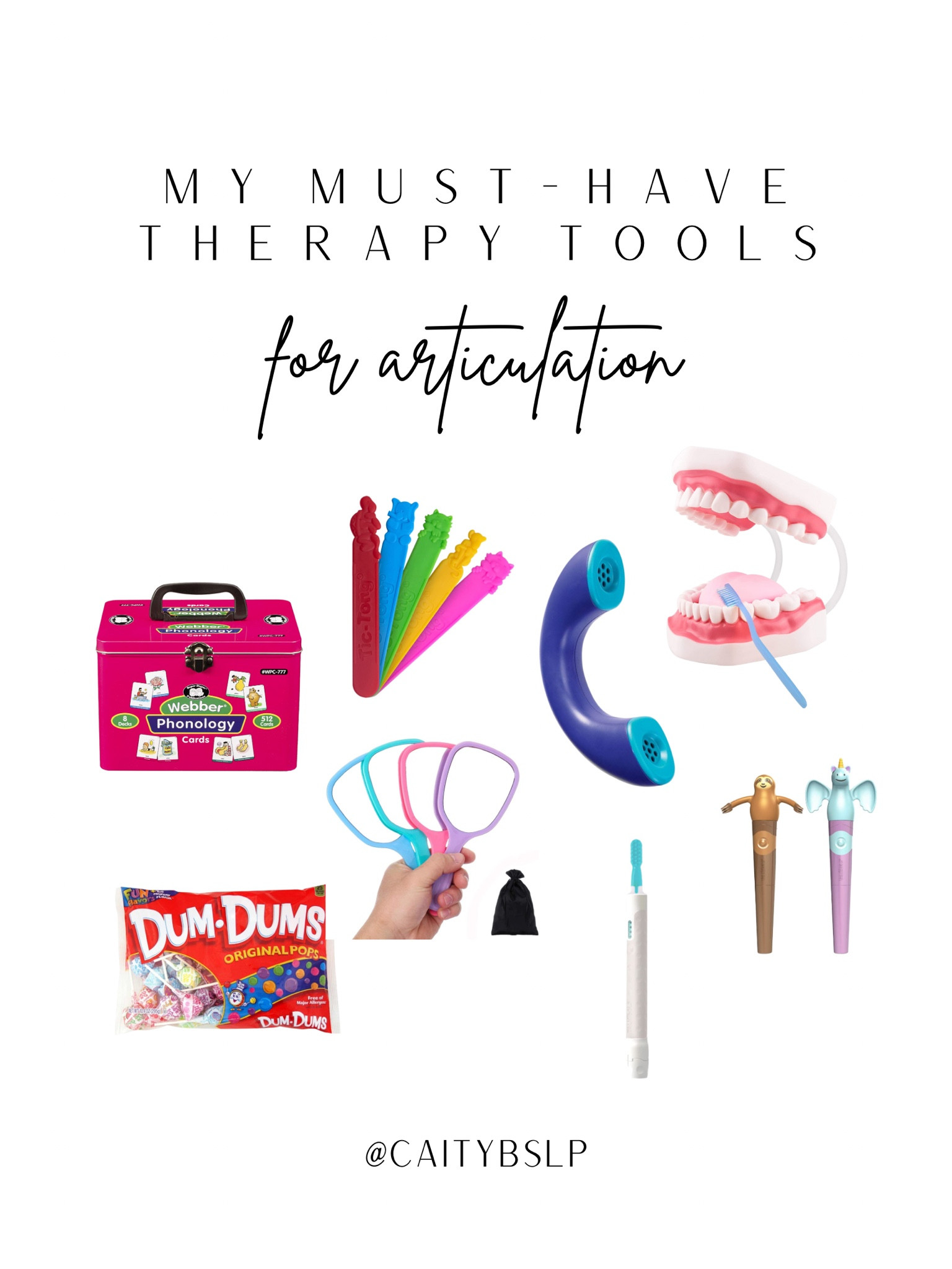 I’d be lost without these in my tool kit for articulation therapy! 

Speech therapy / therapy tools / speech tools / speech tips / SLP / speech therapist 

#LTKFind #LTKGiftGuide #LTKkids