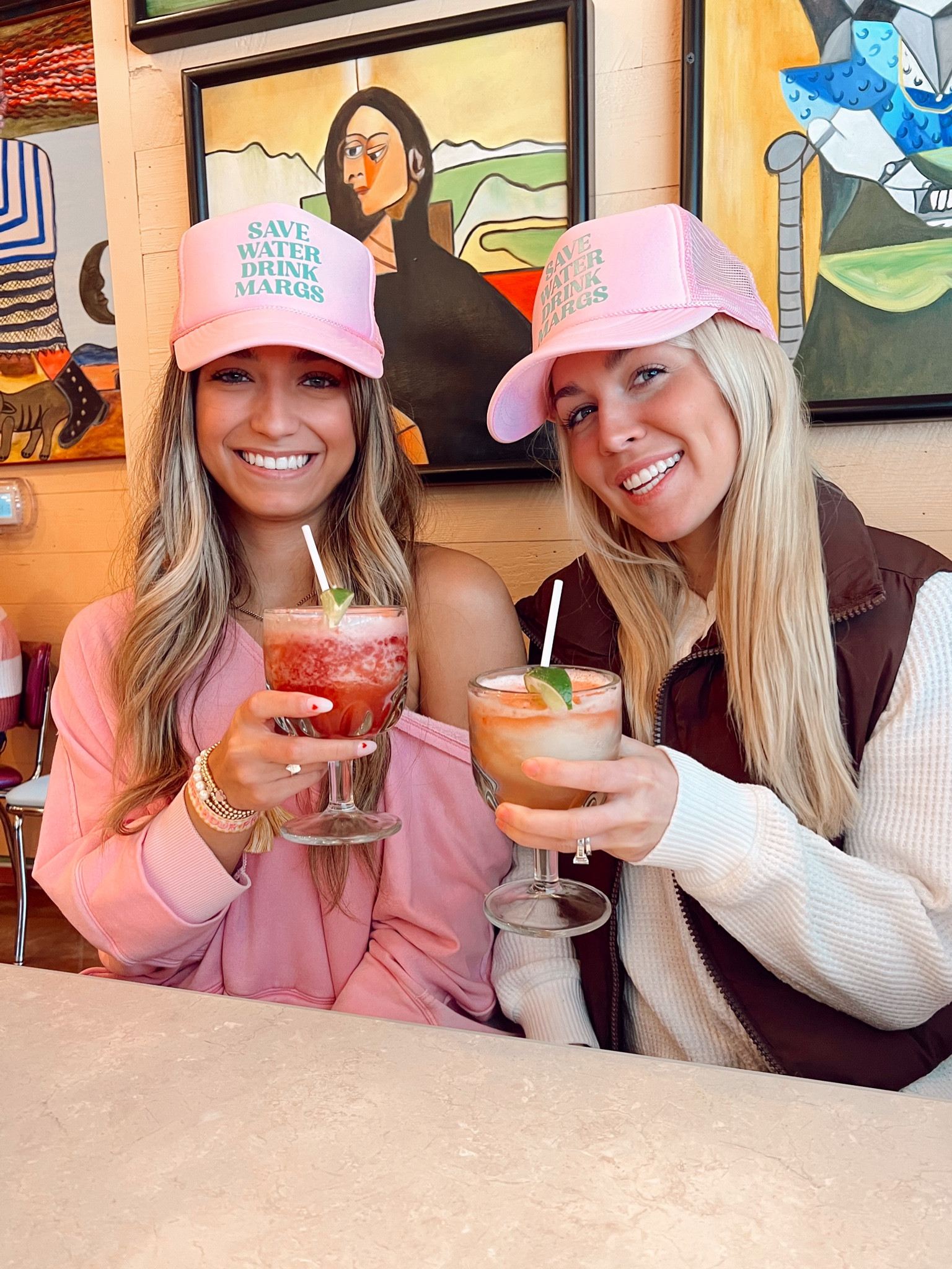 The trucker hat speaks for itself 😝 save water drink margs, trucker hat, pink & green

#LTKFind #LTKstyletip #LTKunder50