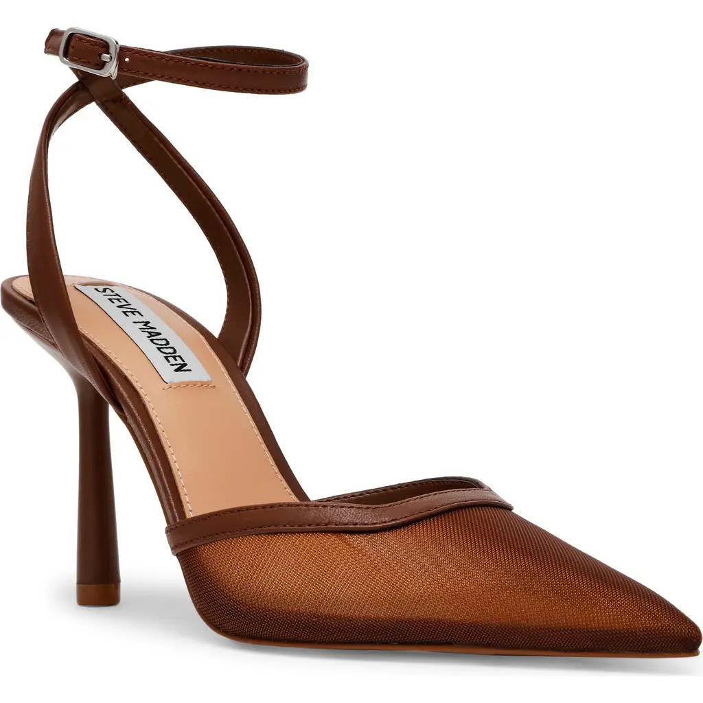 Steve Madden Alliance Pointed Toe Pump in Brown at Nordstrom, Size 8.5 | Nordstrom