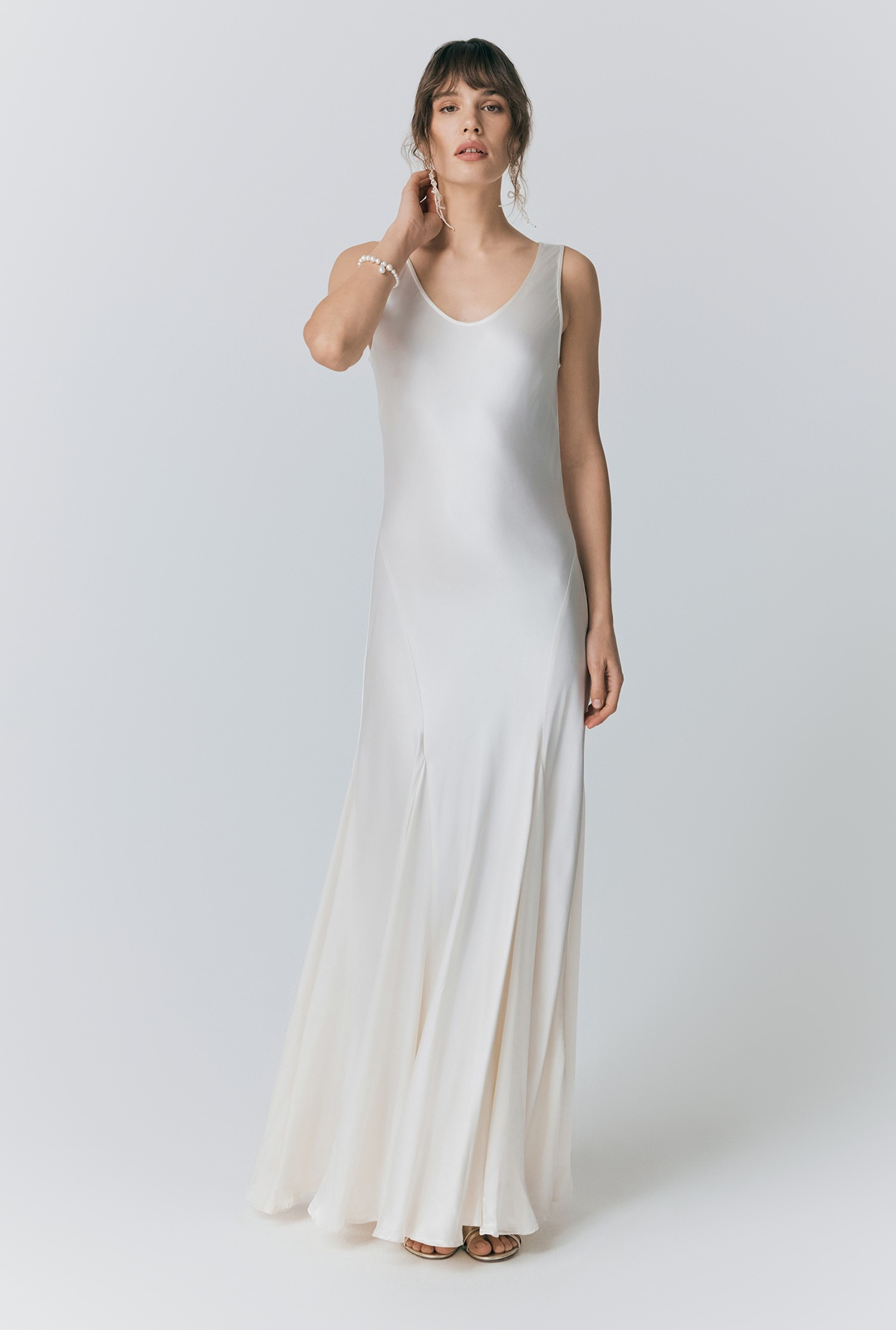 Willow Satin Maxi Dress | Ghost