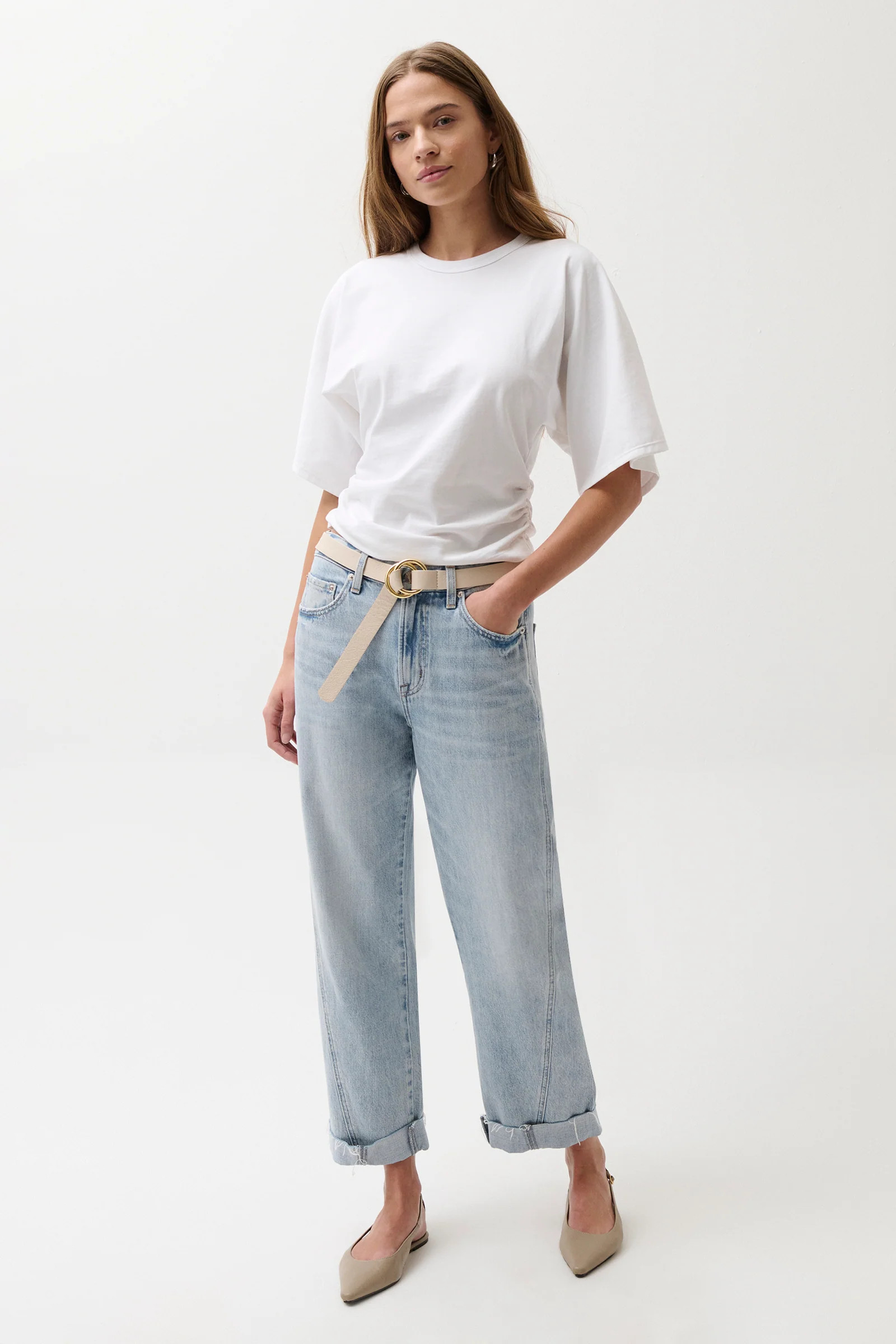 Kacey Mid Rise Cuffed Boyfriend - Berkeley | Pistola Denim