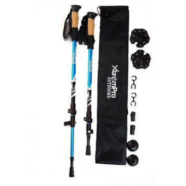 TrailBuddy Lightweight Aluminum Trekking, Hiking Poles, Walking Sticks - Adjustable 24.5 to 54 in... | Walmart (US)