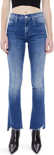 MOTHER The Runaway Step Fray Hem Bootcut Jeans | Nordstrom | Nordstrom