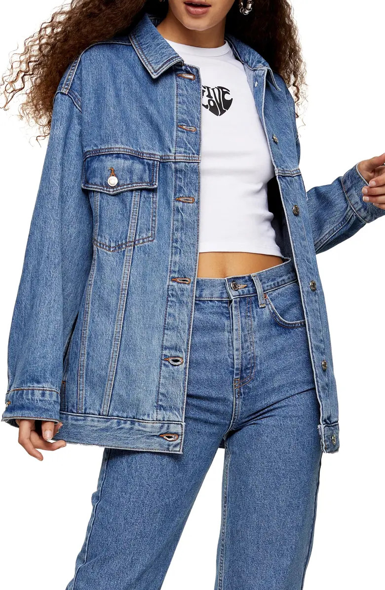 Dad Jean Oversize Denim Jacket | Nordstromrack | Nordstrom Rack